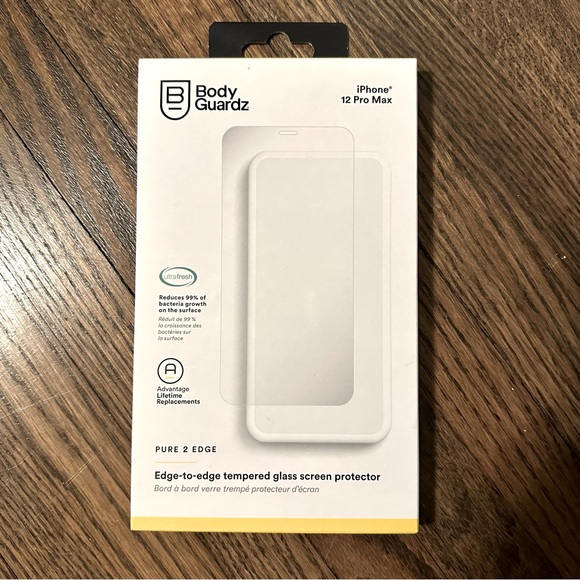 Body Guardz iPhone 12 Pro Max glass screen protector - Picture 1 of 2